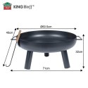 Palenisko Ogrodowe Kinghoff KH-2031 Stal 60,5 cm Z Pogrzebaczem