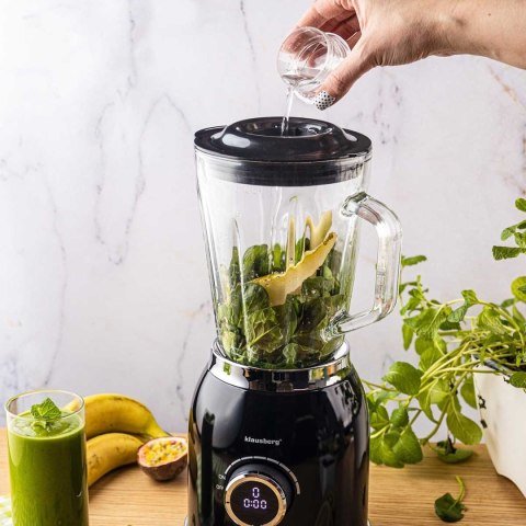 Blender Kielichowy Klausberg KB-9029 600W Szklany Dzbanek LED