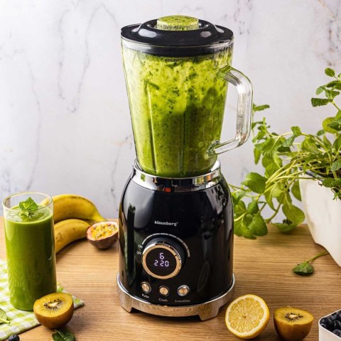 Blender Kielichowy Klausberg KB-9029 600W Szklany Dzbanek LED