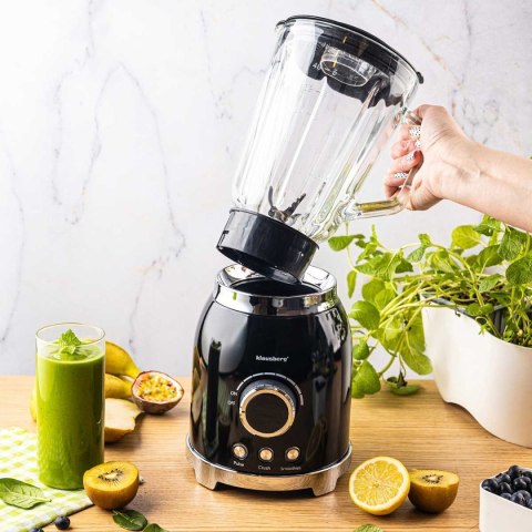 Blender Kielichowy Klausberg KB-9029 600W Szklany Dzbanek LED