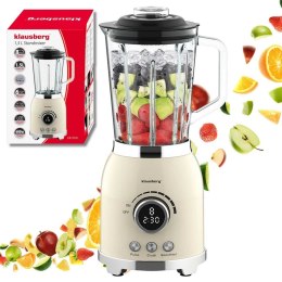 Blender Kielichowy Klausberg KB-9030 600W Szklany Dzbanek 1,5L LED