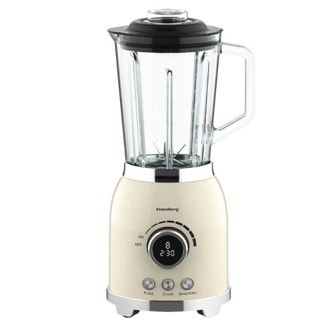 Blender Kielichowy Klausberg KB-9030 600W Szklany Dzbanek 1,5L LED