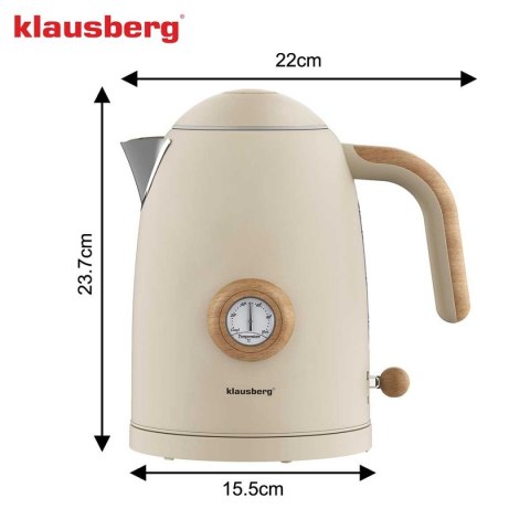 CZAJNIK ELEKTRYCZNY 1,7L Z TERMOMETREM KLAUSBERG KB-9020