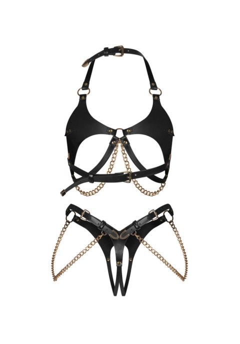 Anyya Black komplet 2-częściowy otwarty S/M/L