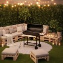 Duży Grill Węglowy Klausberg KB-9033 Na Kółkach Z Półkami i Termometrem
