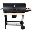 Duży Grill Węglowy Klausberg KB-9033 Na Kółkach Z Półkami i Termometrem