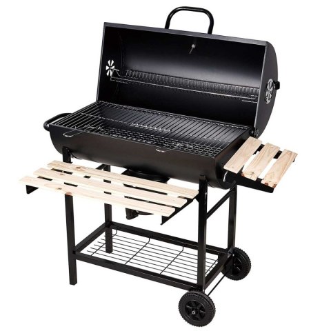 Duży Grill Węglowy Klausberg KB-9033 Na Kółkach Z Półkami i Termometrem