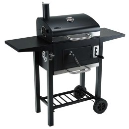 Duży Grill Węglowy Klausberg KB-9034 Komin Termometr Ruszt 42x30 cm