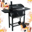 Duży Grill Węglowy Klausberg KB-9034 Komin Termometr Ruszt 42x30 cm