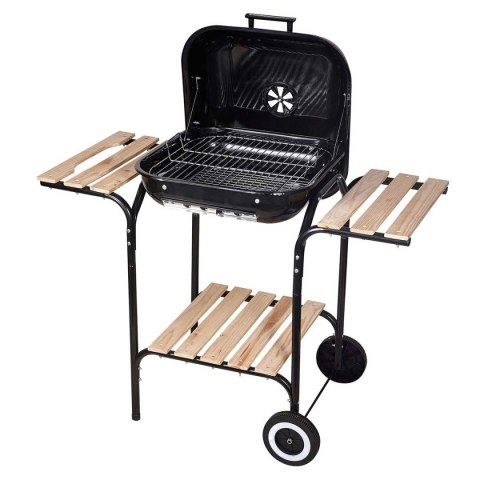 Grill Węglowy Kinghoff KH-2034 Stal Emaliowana Kółka Półki
