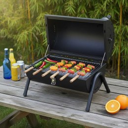 Grill Węglowy Przenośny Kinghoff KH-2032 Składany Ruszt Podwójny