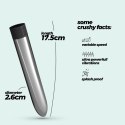 CRUSHIOUS CLASSIC VIBE VIBRATOR SILVER