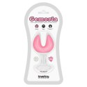 Gemoria Silicone Butt Plug - Dual Crescent (Glow-In-The-Dark)
