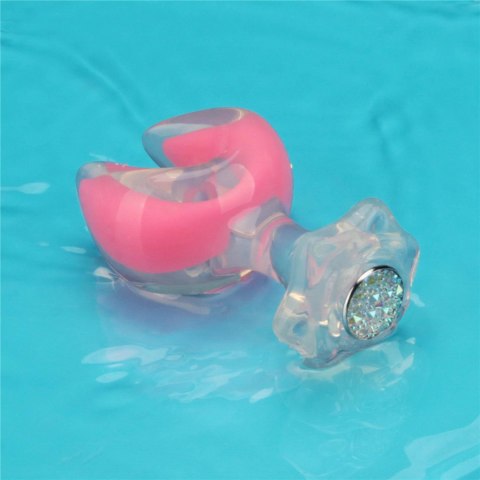 Gemoria Silicone Butt Plug - Dual Crescent (Glow-In-The-Dark)