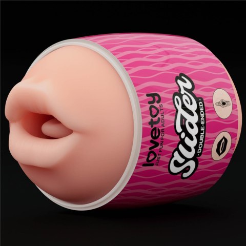 Slider Double-Ended Masturbator Mouth and Vagina