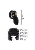Chastity Cock Cage Slicone L Black
