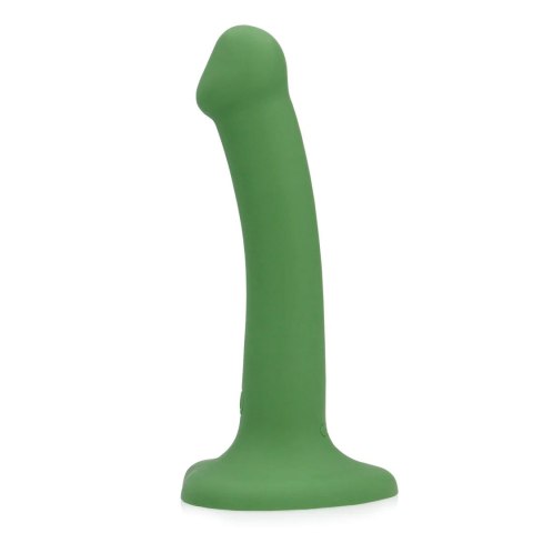Non-Phallic Vibrating Dildo - Small - Forest Green