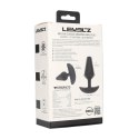 Classic Vibrating Silicone Anal Plug - M - Black
