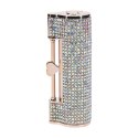 Diamond - Lipstick Vibrator with 4 Attachments - Iridescent