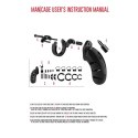 Model 04 Chastity Cock Cage Black - 11,5 cm