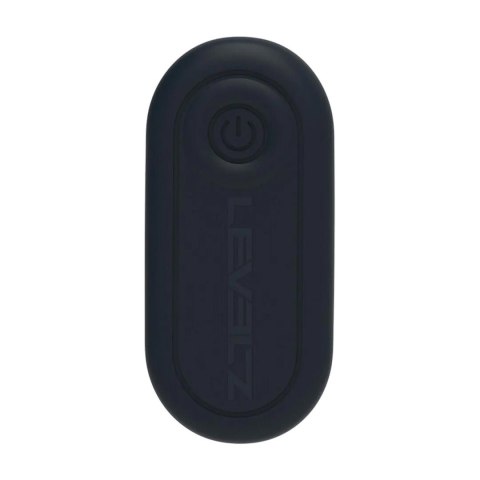 Remote Control Beaded Vibrating Silicone Anal Plug - Black
