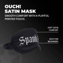 Spank Me - Printed Satin Mask