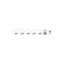 Spare Lock White