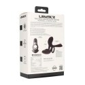 Triple Motor Vibrating Silicone Cockring - Black