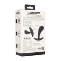 Vibrating Silicone Prostate Stimulator Anal Plug - M - Black