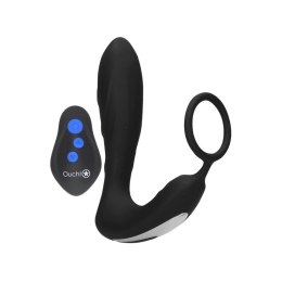 E-stim Vibrating Butt Plug Cockring