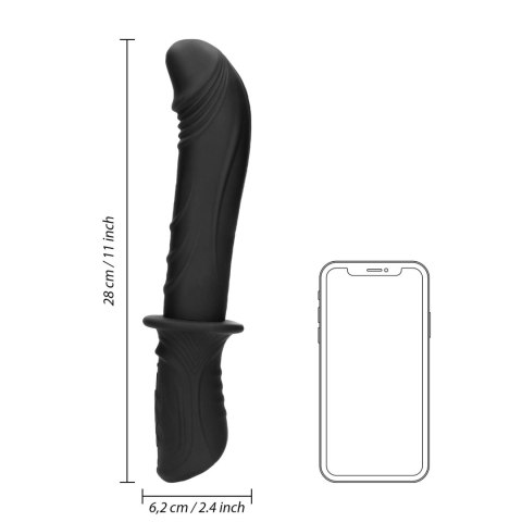 Hand Held Vibrating Sex Machine - Black