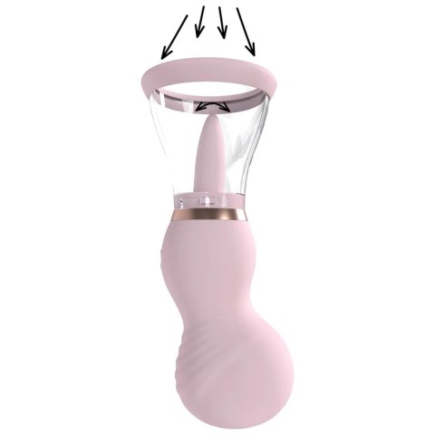 Sensual - Rechargeable Vulva and Breast Pump - Pink