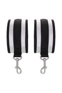 Anonymo anclecuffs, polyester, silver, 28.5 cm