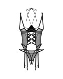 Dominna gorset i stringi otwarte 2XL/3XL