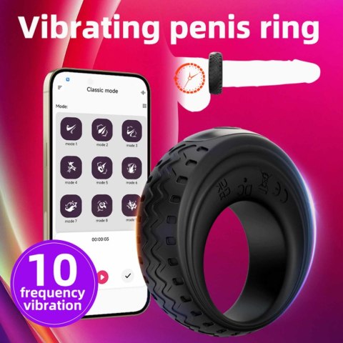 App-Controlled Vibrating Cock Ring