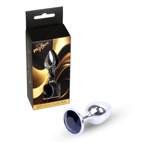 MyLove Toys - Jewellery Silver PLUG- Black