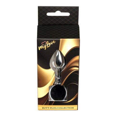 MyLove Toys - Jewellery Silver PLUG- Black