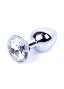 MyLove Toys - Jewellery Silver PLUG- Clear