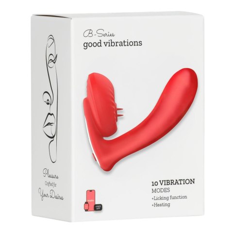 Silicone vibrator 10 vibration modes, Licking, Heating + APP control