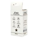 Star Collection - Black Silicone Anal Plug S - Purple Stone
