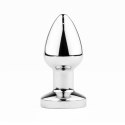 Metal Butt Plug S Vibrator USB - Remote Control