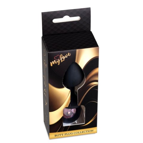 MyLove Toys - Jewellery Black Silicone PLUG Medium