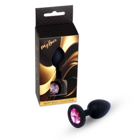 MyLove Toys - Jewellery Black Silicone PLUG Small