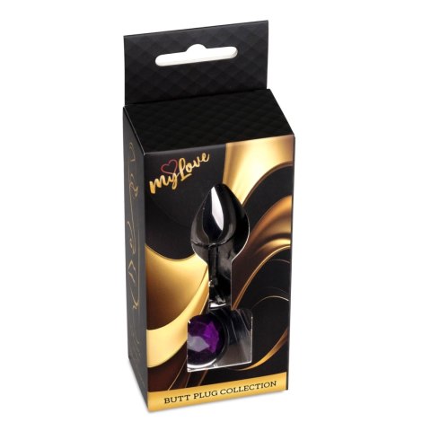 MyLove Toys - Jewellery Dark Silver PLUG- Purple