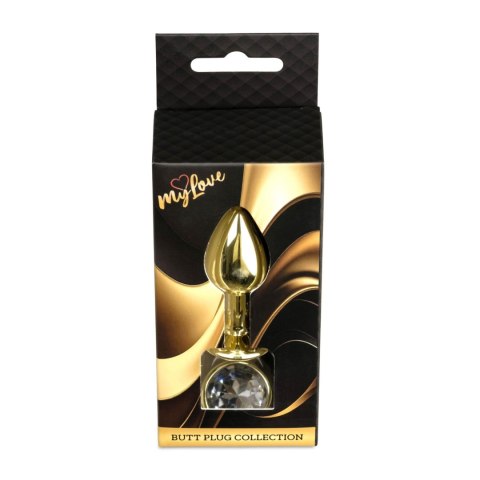 MyLove Toys - Jewellery Gold PLUG- Clear