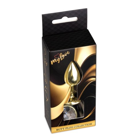 MyLove Toys - Jewellery Gold PLUG- Clear
