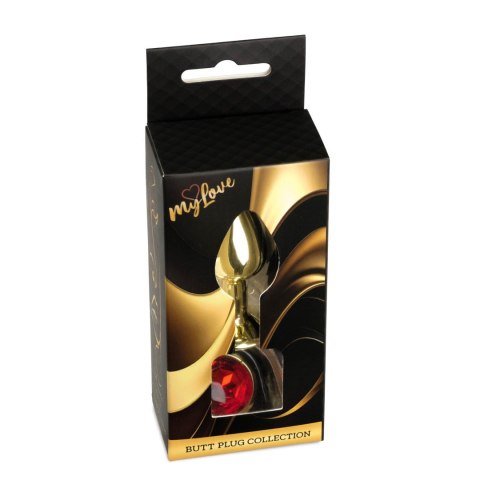 MyLove Toys - Jewellery Gold PLUG- Red