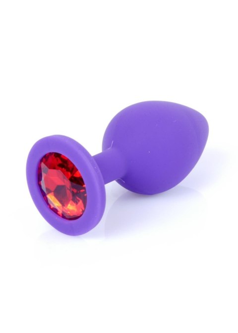 MyLove Toys - Jewellery Purple Silicone PLUG Medium