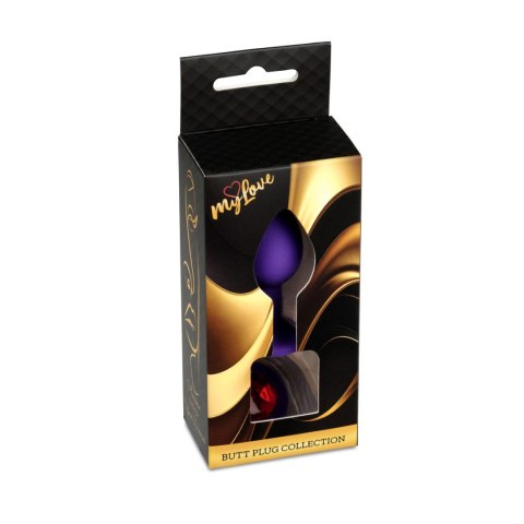 MyLove Toys - Jewellery Purple Silicone PLUG Small
