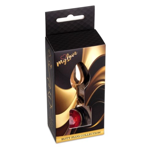 MyLove Toys - Jewellery Red Gold PLUG- Red